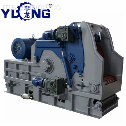 Yulong T-Rex65120A diesel kayu chipper kuasa sendiri